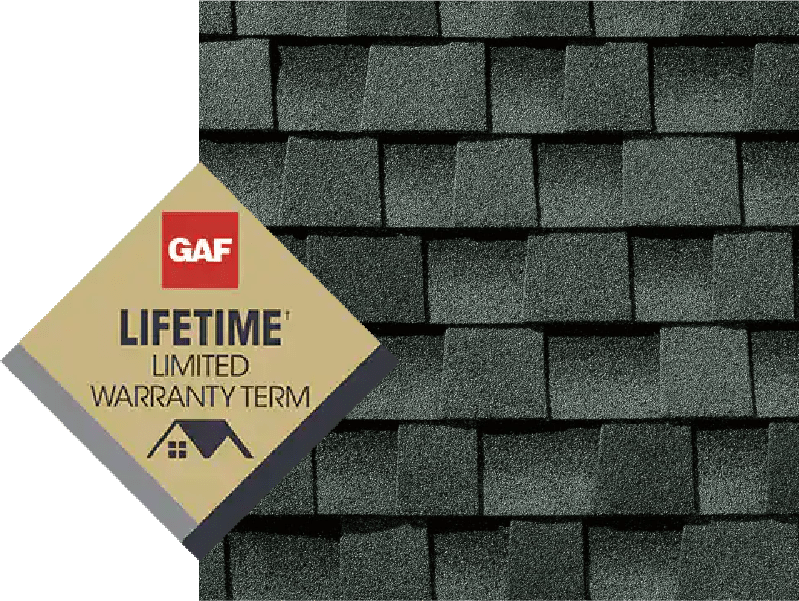 GAF shingle and warranty icon